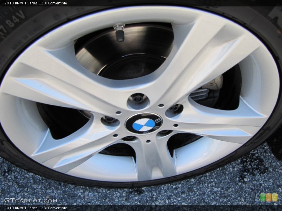 2010 BMW 1 Series 128i Convertible Wheel and Tire Photo #55955965