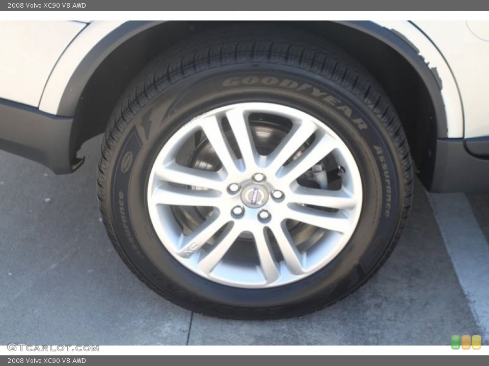 2008 Volvo XC90 V8 AWD Wheel and Tire Photo #55957710