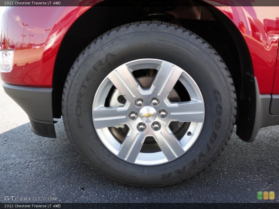 2012 Chevrolet Traverse LT AWD Wheel and Tire Photo #55957862