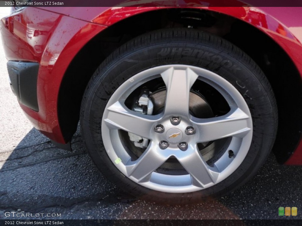 2012 Chevrolet Sonic LTZ Sedan Wheel and Tire Photo #55959243