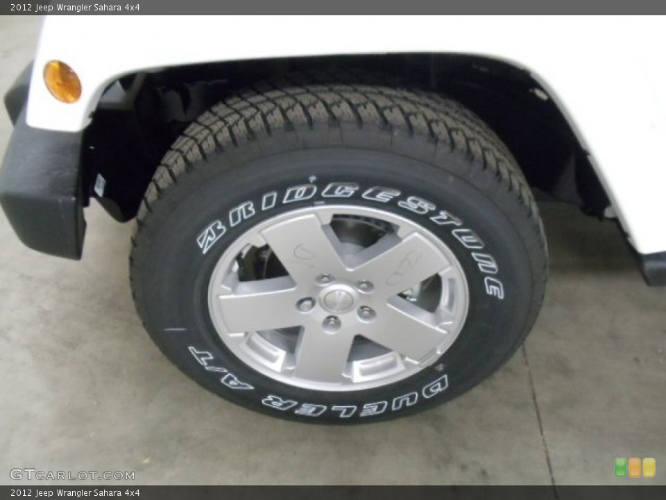 2012 Jeep Wrangler Sahara 4x4 Wheel and Tire Photo #55974314