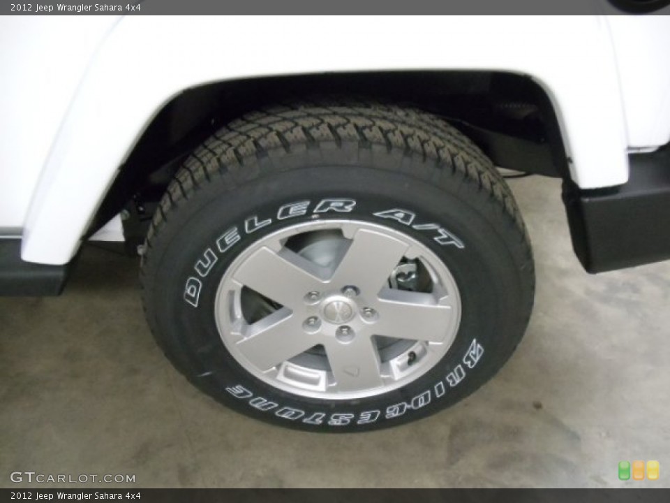 2012 Jeep Wrangler Sahara 4x4 Wheel and Tire Photo #55974322