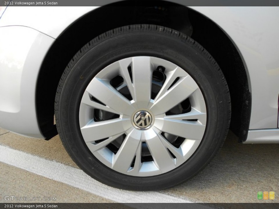 2012 Volkswagen Jetta S Sedan Wheel and Tire Photo #55978420