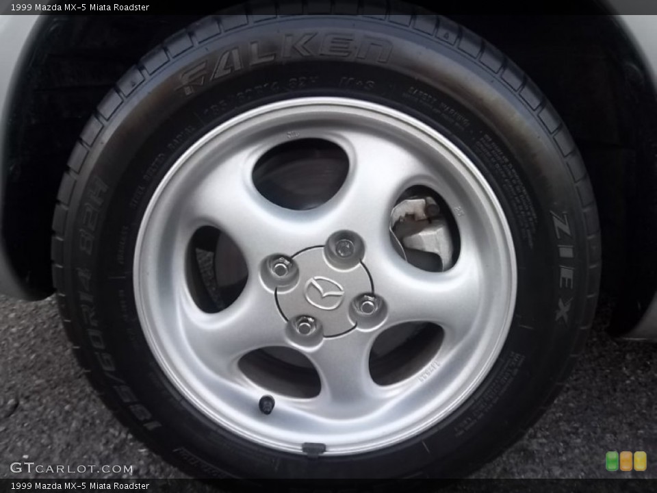 1999 Mazda MX-5 Miata Roadster Wheel and Tire Photo #55978679