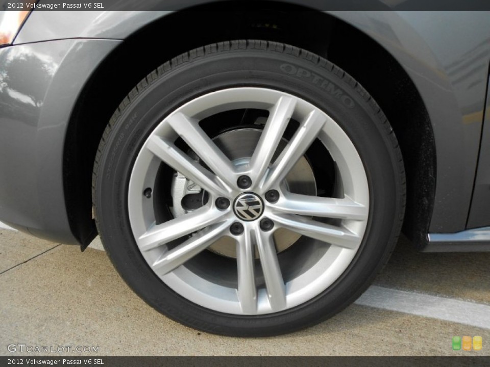 2012 Volkswagen Passat V6 SEL Wheel and Tire Photo #55980838