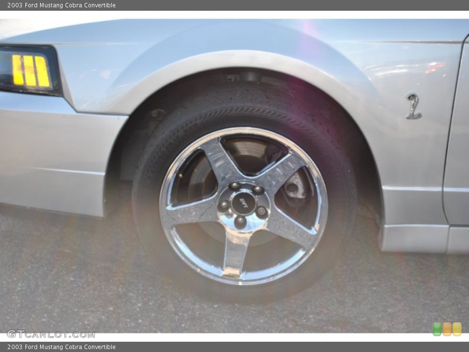 2003 Ford Mustang Cobra Convertible Wheel and Tire Photo #55981507