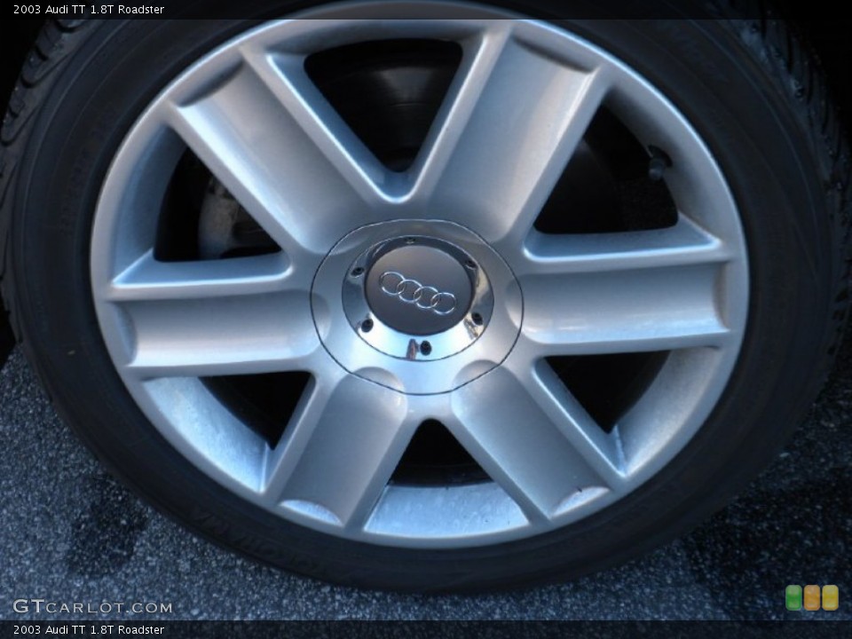 2003 Audi TT 1.8T Roadster Wheel and Tire Photo #55984126