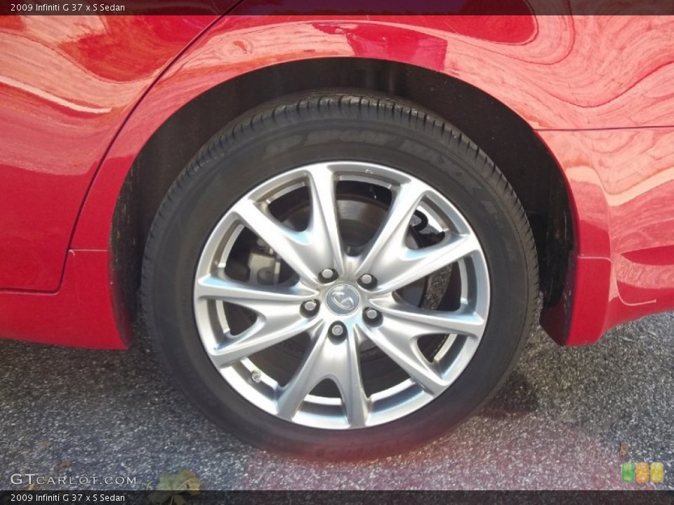 2009 Infiniti G 37 x S Sedan Wheel and Tire Photo #55986358