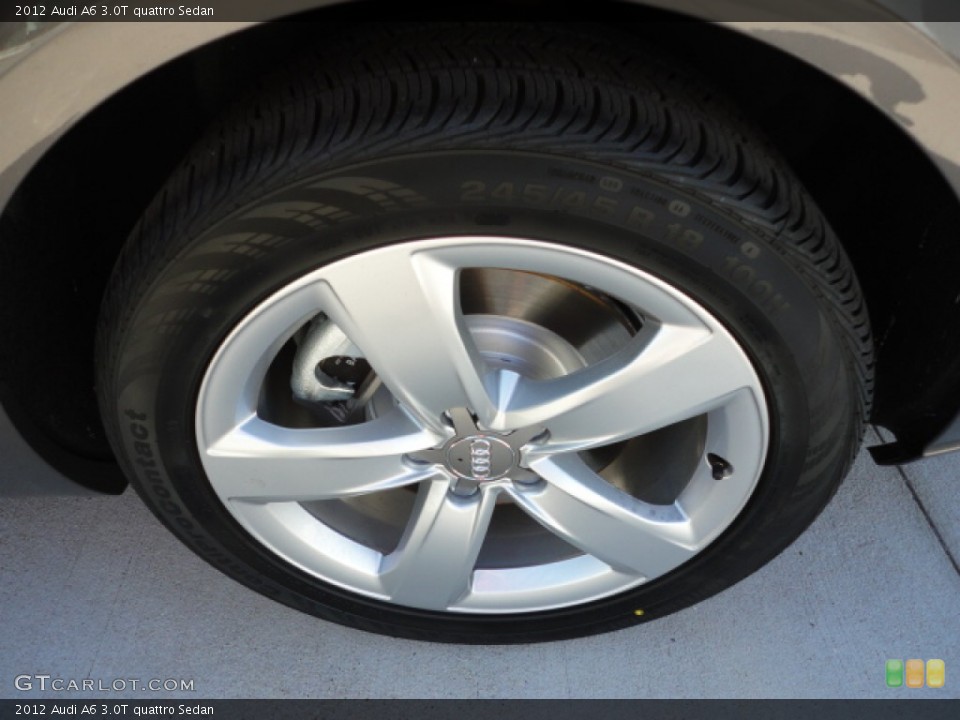 2012 Audi A6 3.0T quattro Sedan Wheel and Tire Photo #55990150