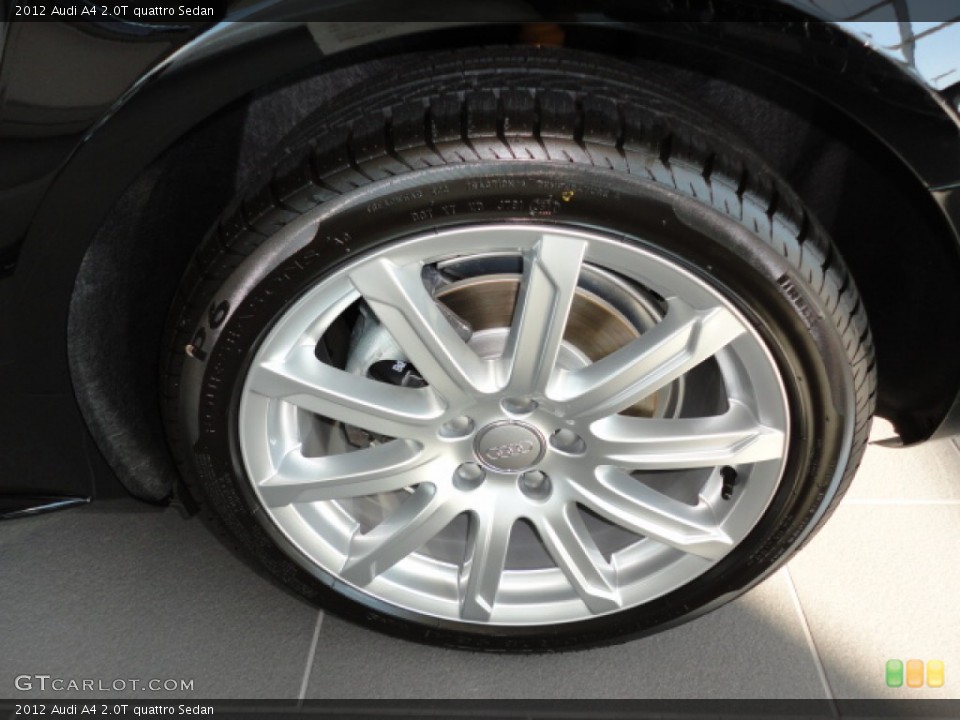 2012 Audi A4 2.0T quattro Sedan Wheel and Tire Photo #55990363