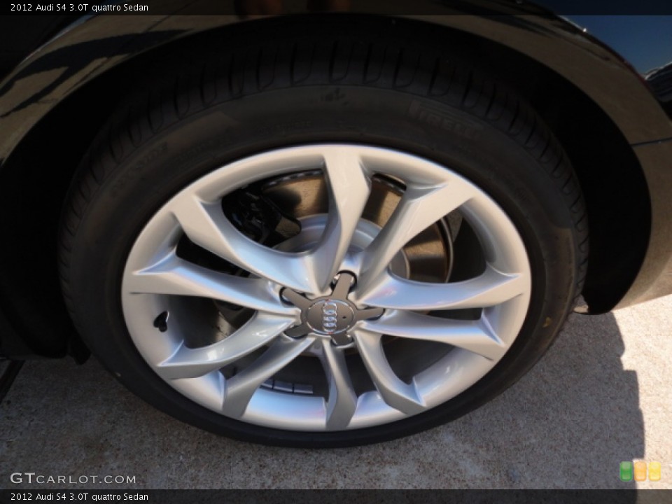 2012 Audi S4 3.0T quattro Sedan Wheel and Tire Photo #55990522