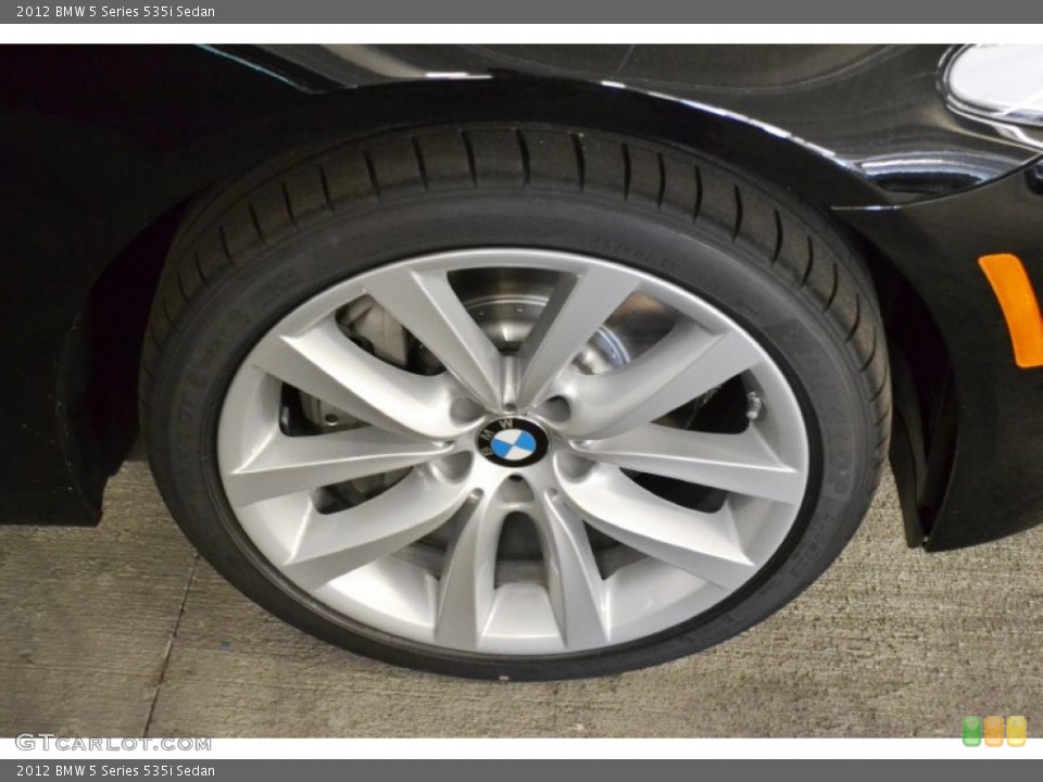 2012 BMW 5 Series 535i Sedan Wheel and Tire Photo #55991485