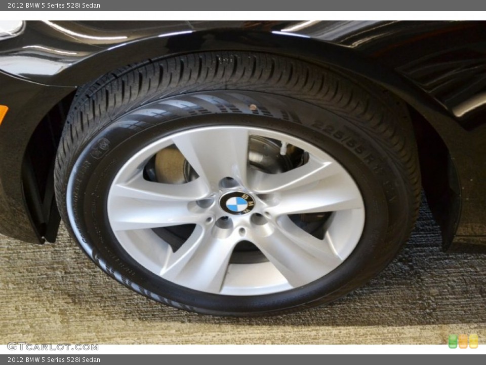 2012 BMW 5 Series 528i Sedan Wheel and Tire Photo #55991662