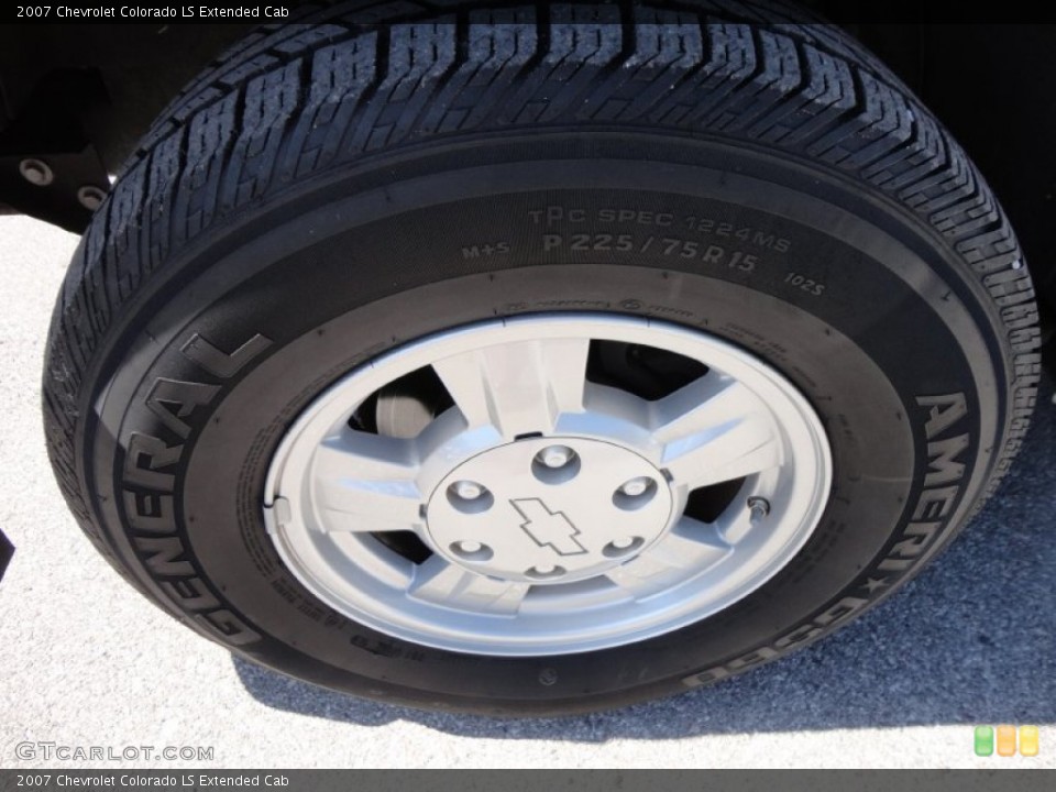 2007 Chevrolet Colorado LS Extended Cab Wheel and Tire Photo #55997465