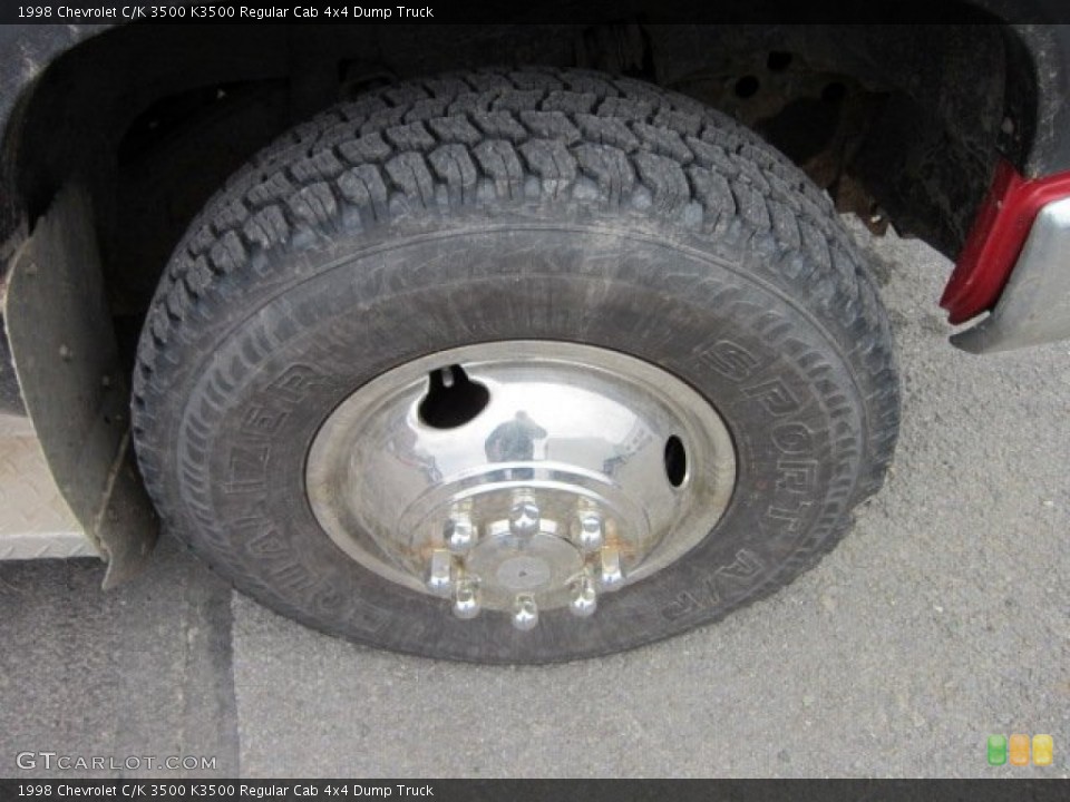 1998 Chevrolet C/K 3500 K3500 Regular Cab 4x4 Dump Truck Wheel and Tire Photo #55998013