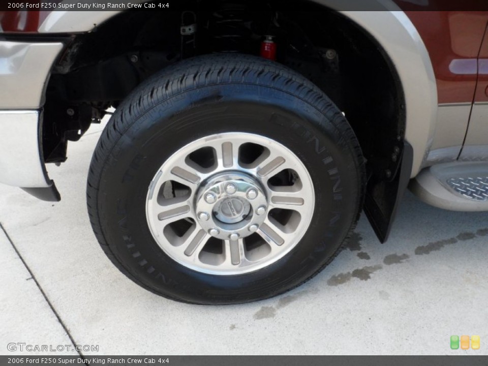 2006 Ford F250 Super Duty King Ranch Crew Cab 4x4 Wheel and Tire Photo #55998289
