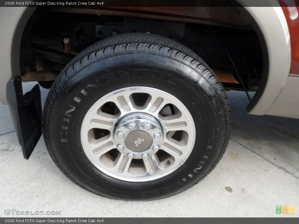 2006 Ford F250 Super Duty King Ranch Crew Cab 4x4 Wheel and Tire Photo #55998307