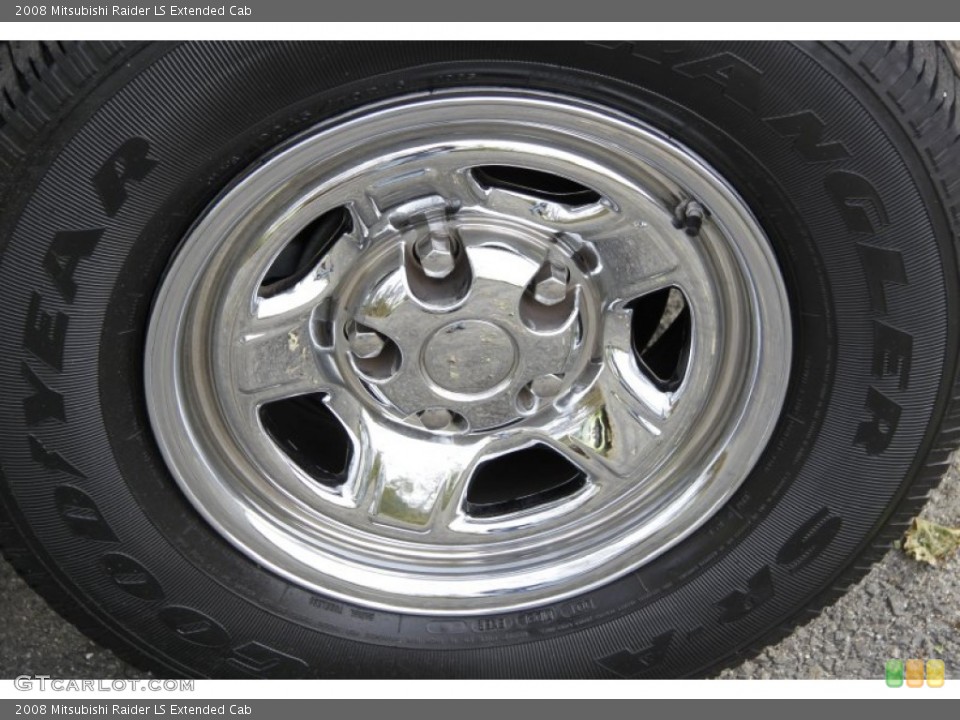 2008 Mitsubishi Raider LS Extended Cab Wheel and Tire Photo #55999220