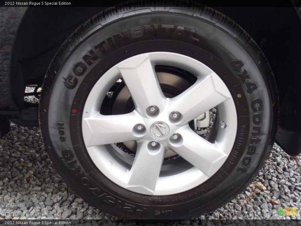 2012 Nissan Rogue S Special Edition Wheel and Tire Photo #56001391