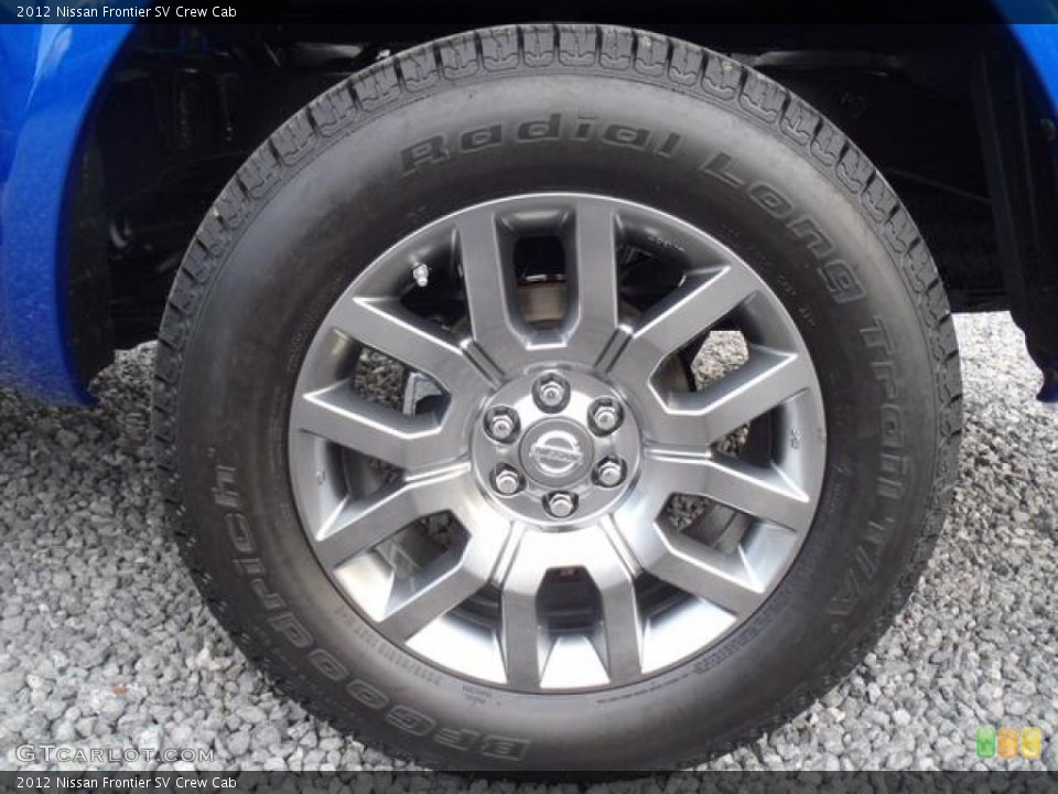 2012 Nissan Frontier SV Crew Cab Wheel and Tire Photo #56001649