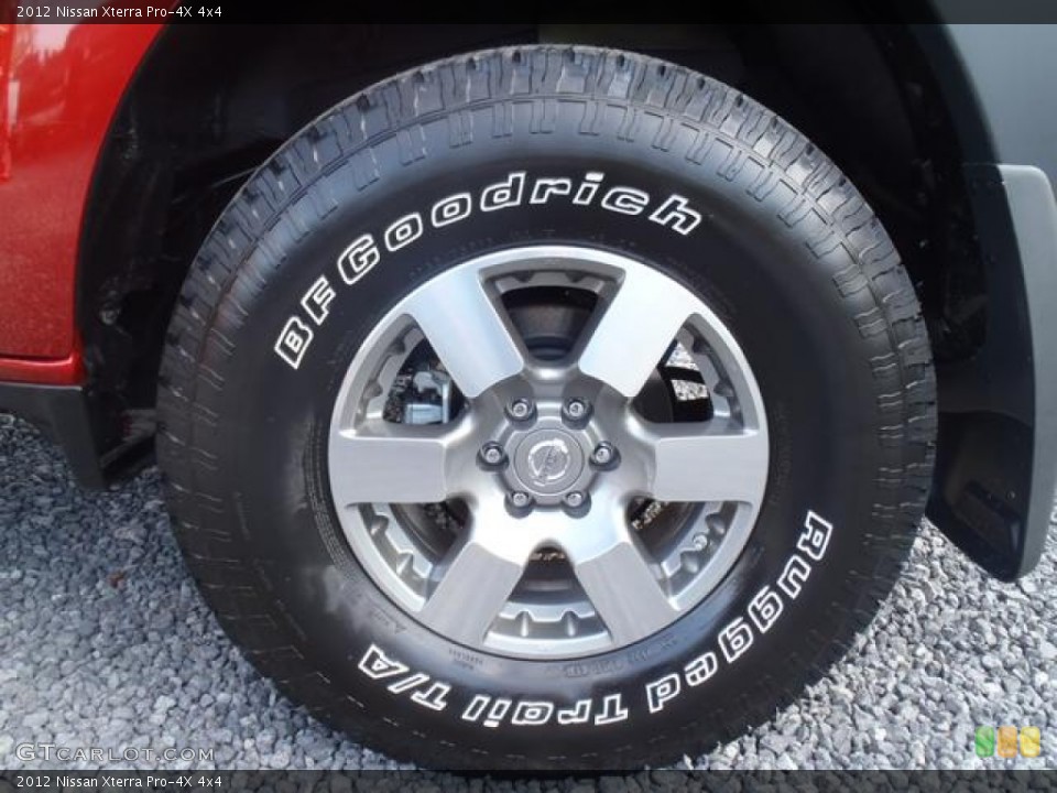 2012 Nissan Xterra Pro-4X 4x4 Wheel and Tire Photo #56001774