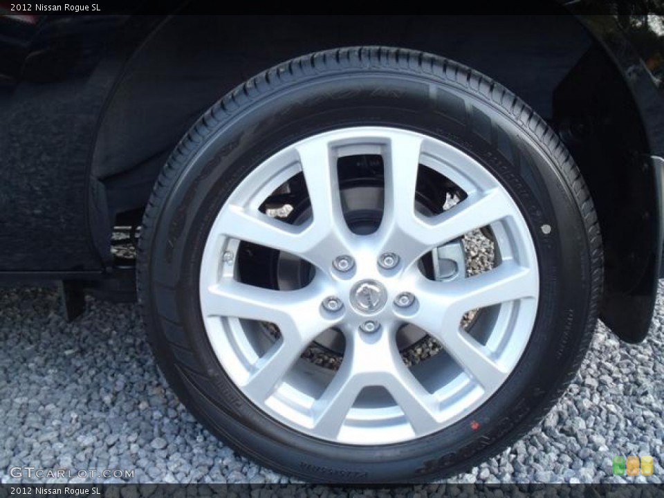 2012 Nissan Rogue SL Wheel and Tire Photo #56002273
