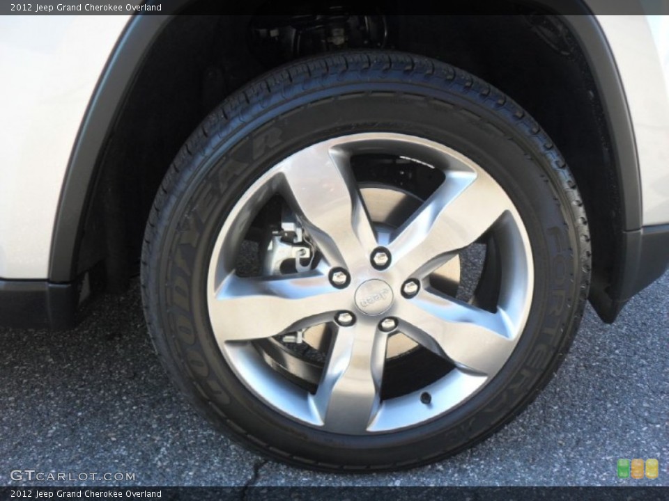 2012 Jeep Grand Cherokee Overland Wheel and Tire Photo #56003842