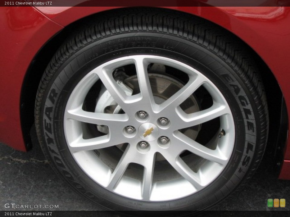 2011 Chevrolet Malibu LTZ Wheel and Tire Photo #56010283