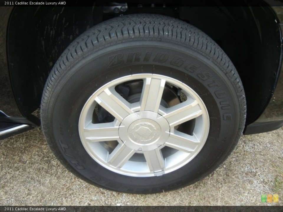 2011 Cadillac Escalade Luxury AWD Wheel and Tire Photo #56012320