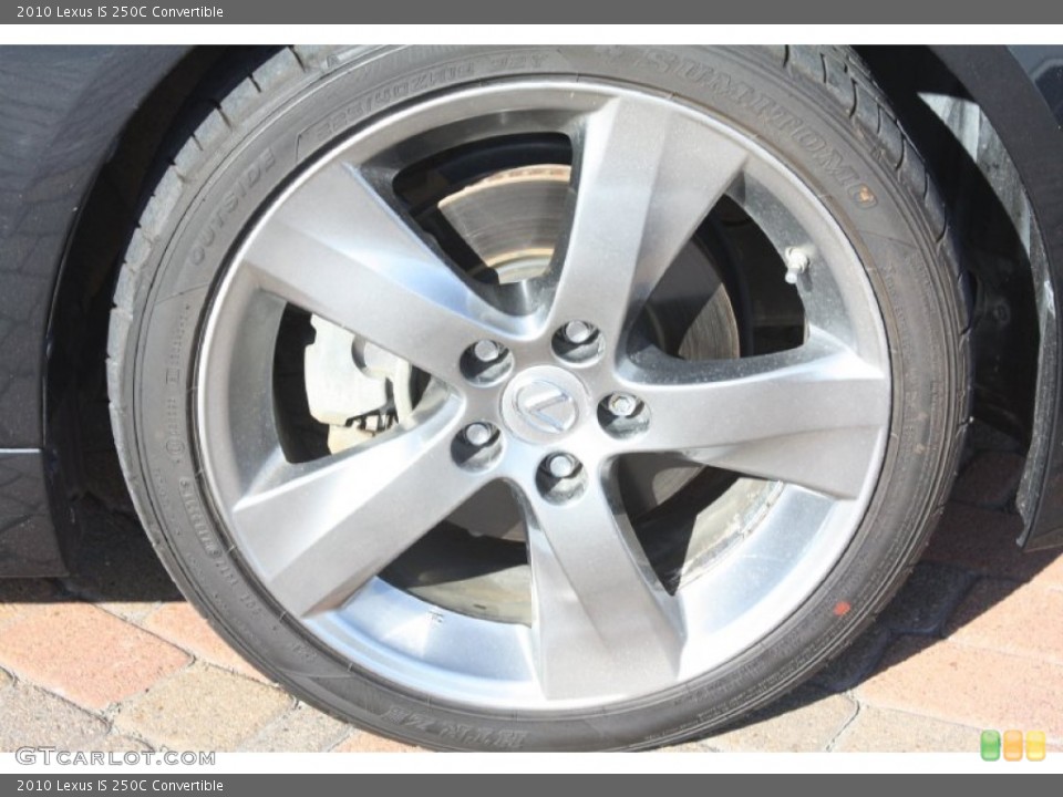 2010 Lexus IS 250C Convertible Wheel and Tire Photo #56016008