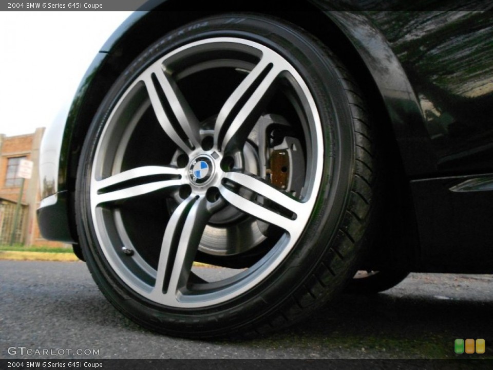 2004 BMW 6 Series 645i Coupe Wheel and Tire Photo #56016080