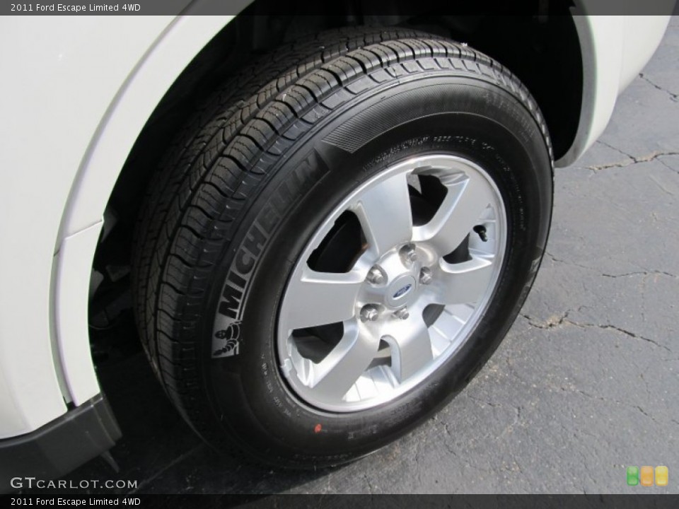 2011 Ford Escape Limited 4WD Wheel and Tire Photo #56016950