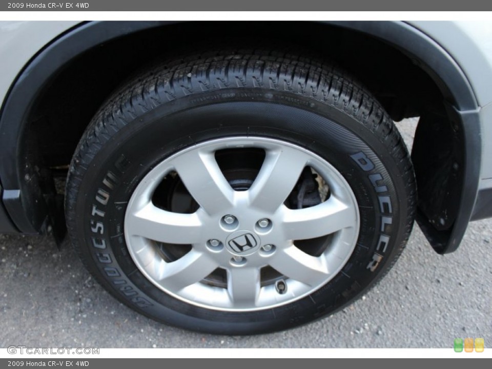 2009 Honda CR-V EX 4WD Wheel and Tire Photo #56019110
