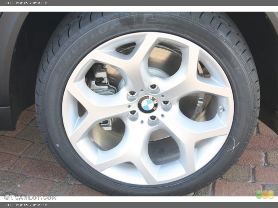 2012 BMW X5 xDrive35d Wheel and Tire Photo #56019695