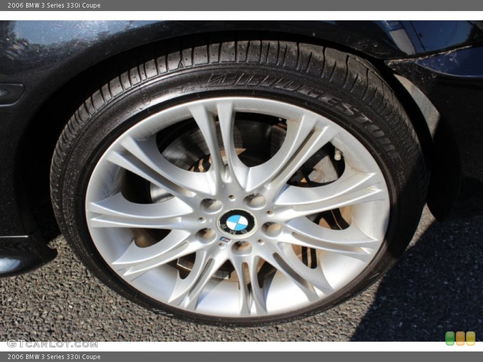 2006 BMW 3 Series 330i Coupe Wheel and Tire Photo #56019908