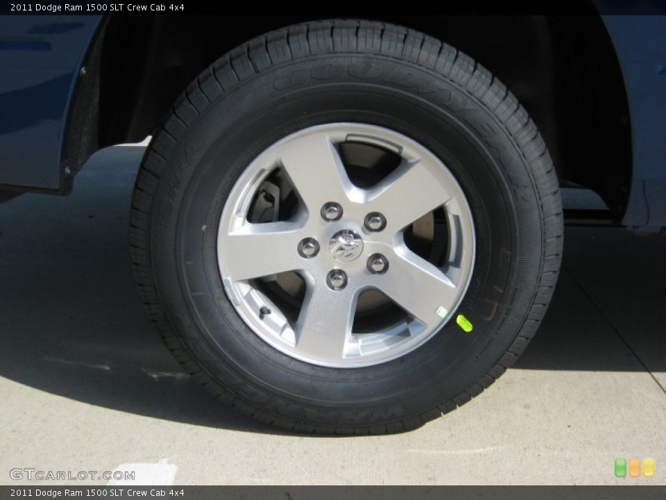 2011 Dodge Ram 1500 SLT Crew Cab 4x4 Wheel and Tire Photo #56022302