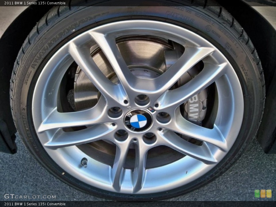 2011 BMW 1 Series 135i Convertible Wheel and Tire Photo #56027516