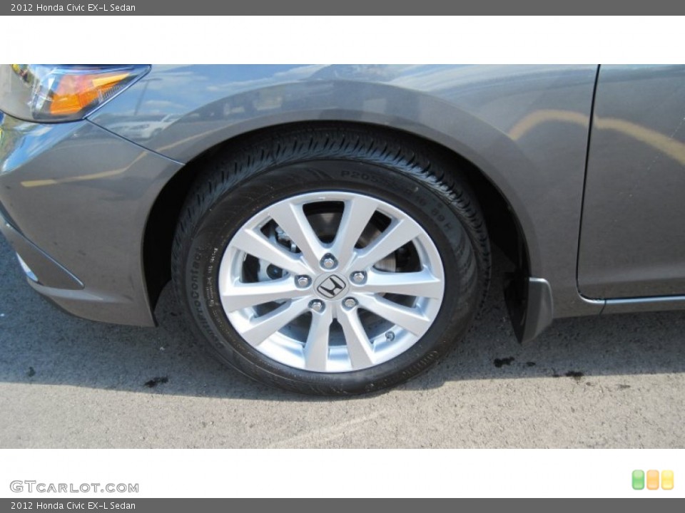 2012 Honda Civic EX-L Sedan Wheel and Tire Photo #56027966