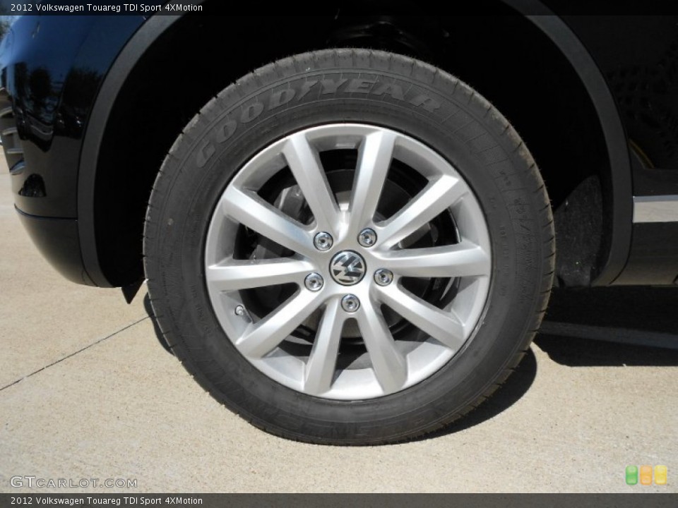 2012 Volkswagen Touareg TDI Sport 4XMotion Wheel and Tire Photo #56028668