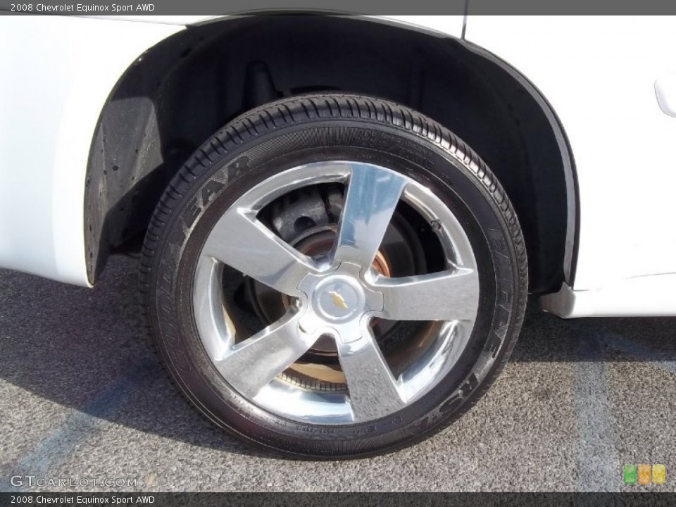 2008 Chevrolet Equinox Sport AWD Wheel and Tire Photo #56033552