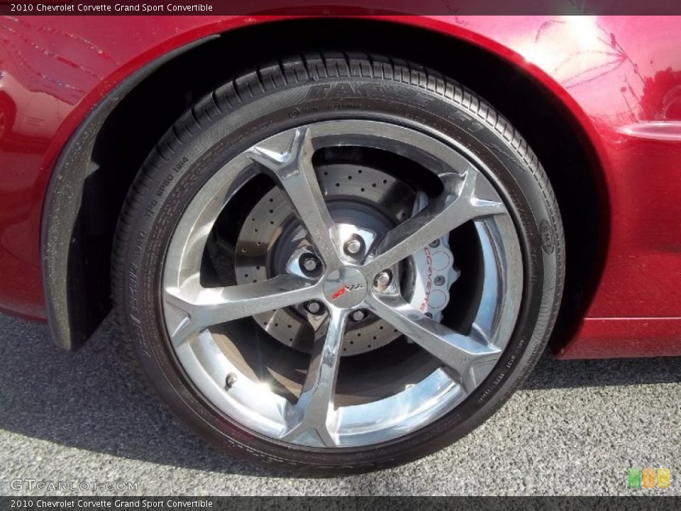 2010 Chevrolet Corvette Grand Sport Convertible Wheel and Tire Photo #56034491