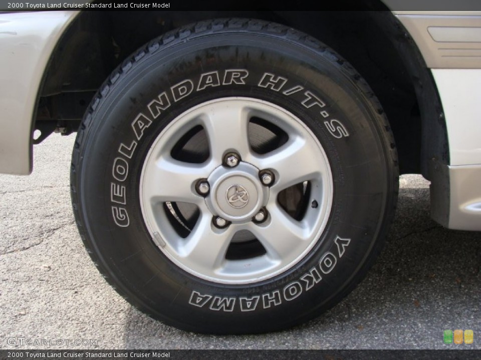2000 Toyota Land Cruiser  Wheel and Tire Photo #56035789