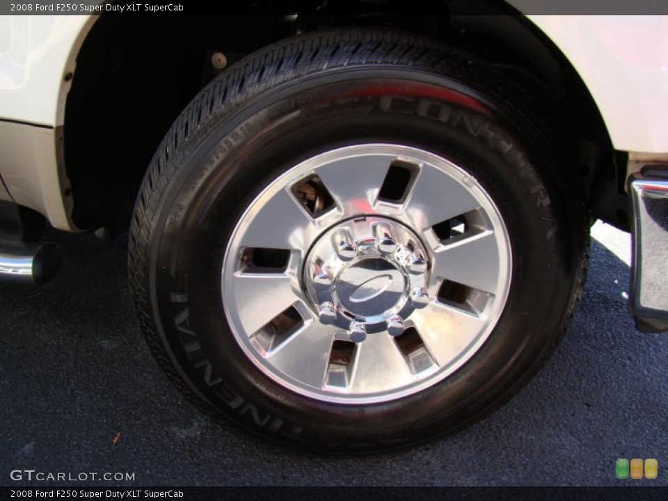 2008 Ford F250 Super Duty XLT SuperCab Wheel and Tire Photo #56035906
