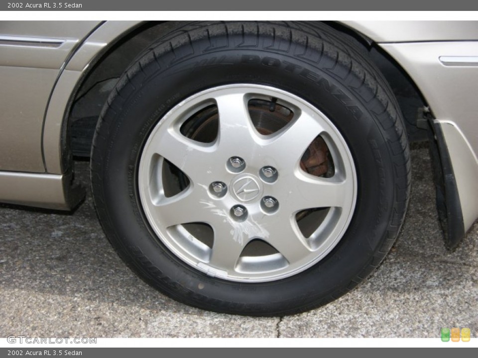 2002 Acura RL 3.5 Sedan Wheel and Tire Photo #56039687