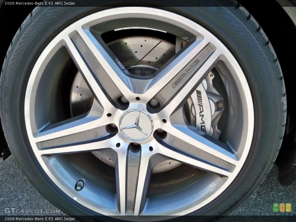 2009 Mercedes-Benz E 63 AMG Sedan Wheel and Tire Photo #56043812
