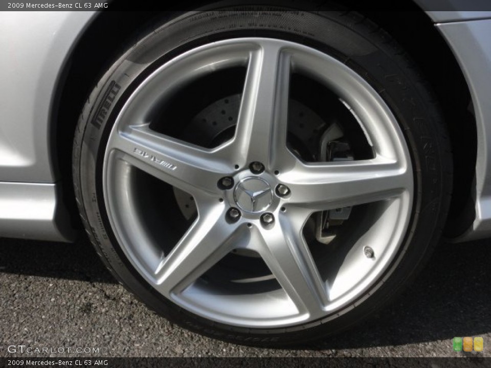 2009 Mercedes-Benz CL 63 AMG Wheel and Tire Photo #56044487