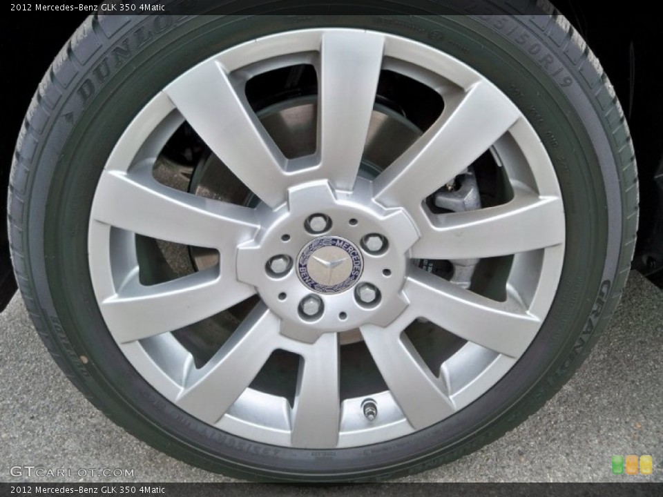 2012 Mercedes-Benz GLK 350 4Matic Wheel and Tire Photo #56045678