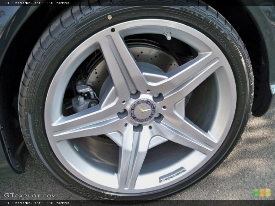 2012 Mercedes-Benz SL 550 Roadster Wheel and Tire Photo #56045777