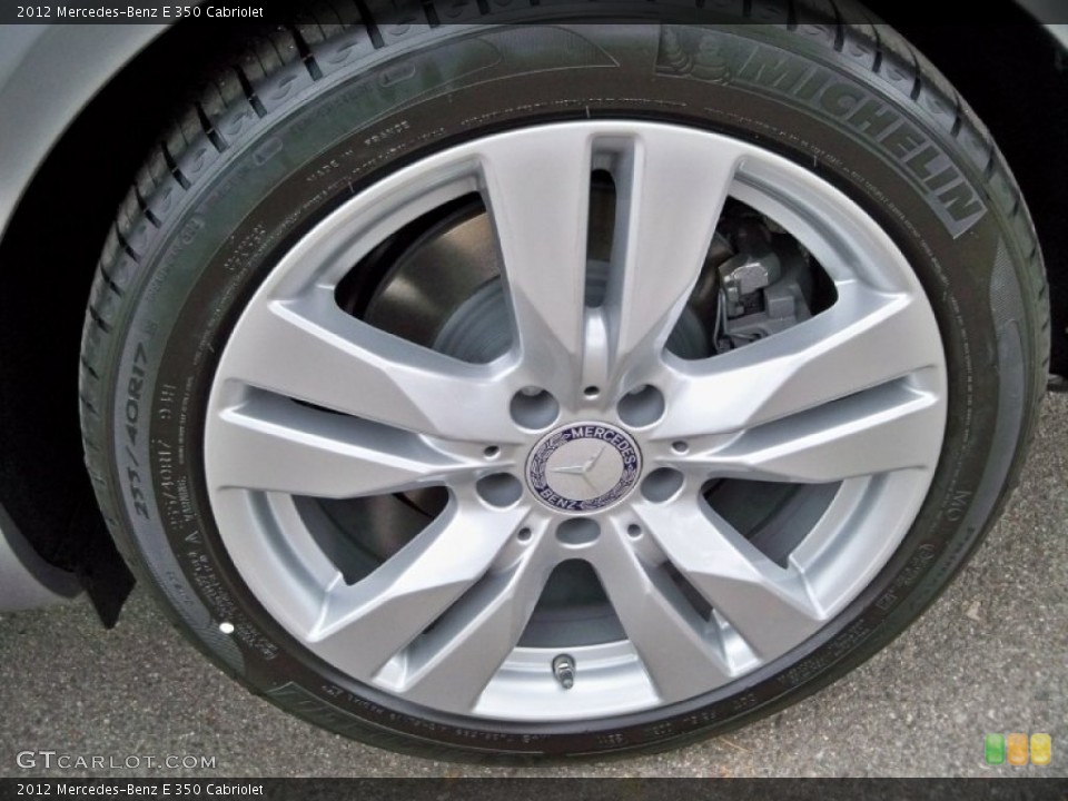 2012 Mercedes-Benz E 350 Cabriolet Wheel and Tire Photo #56046404