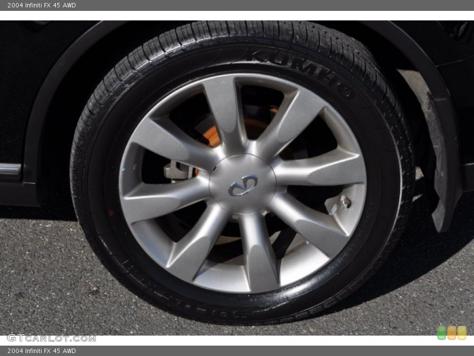 2004 Infiniti FX 45 AWD Wheel and Tire Photo #56046617